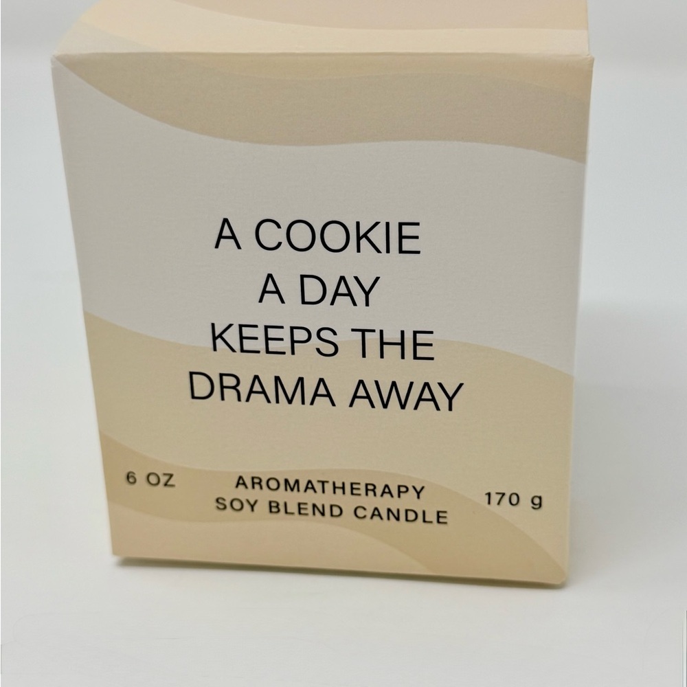 A Cookie A Day Keeps the Drama Away  Lasting Smiles Soy Blend Candle